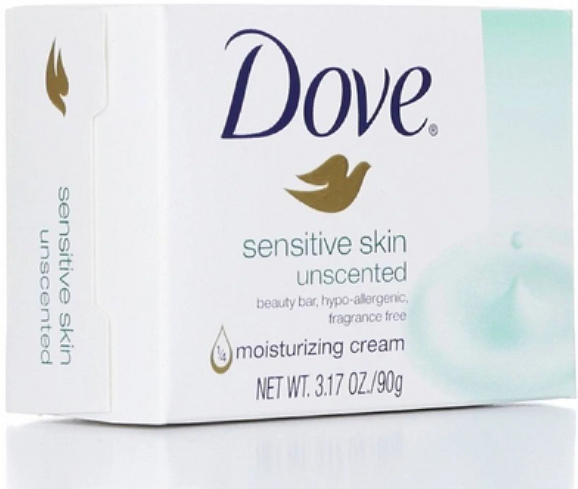 Dove, Bar Soap For Sensitive Skin 3.15 Oz 25.2 Ounce, (Pack Of 8)