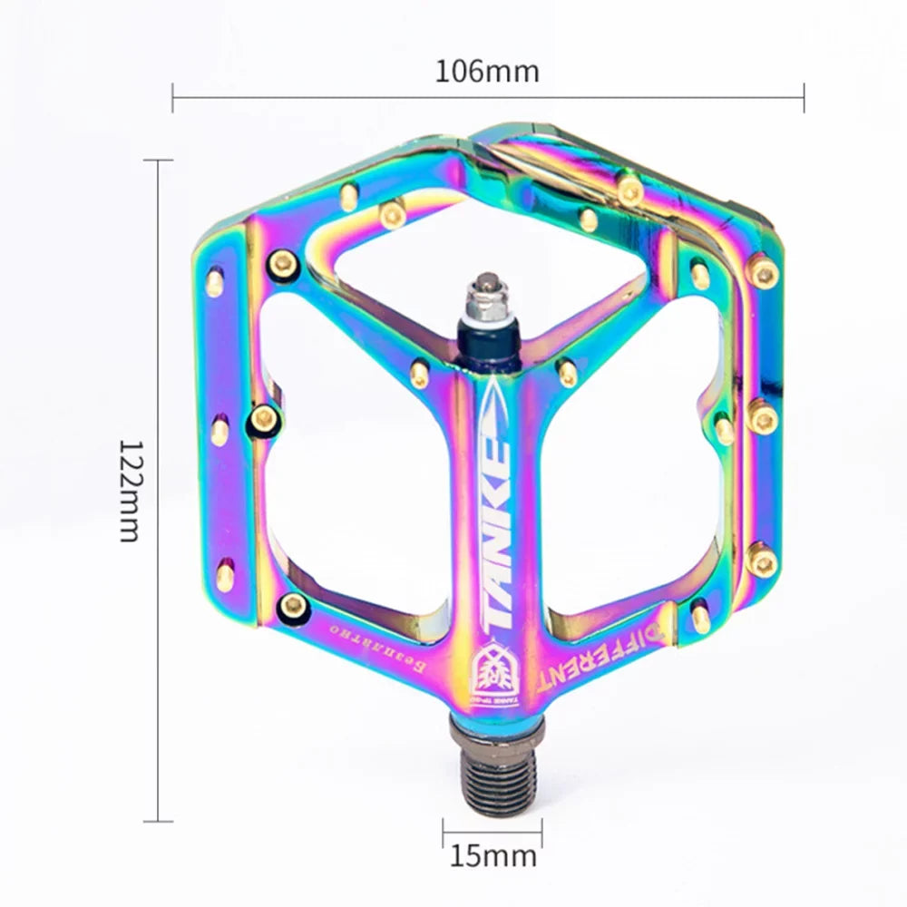 Nebublu Colorful Cycling Road Bike Pedals, Non-slip Aluminium MTB Bike Pedals - Perfect Adventures!