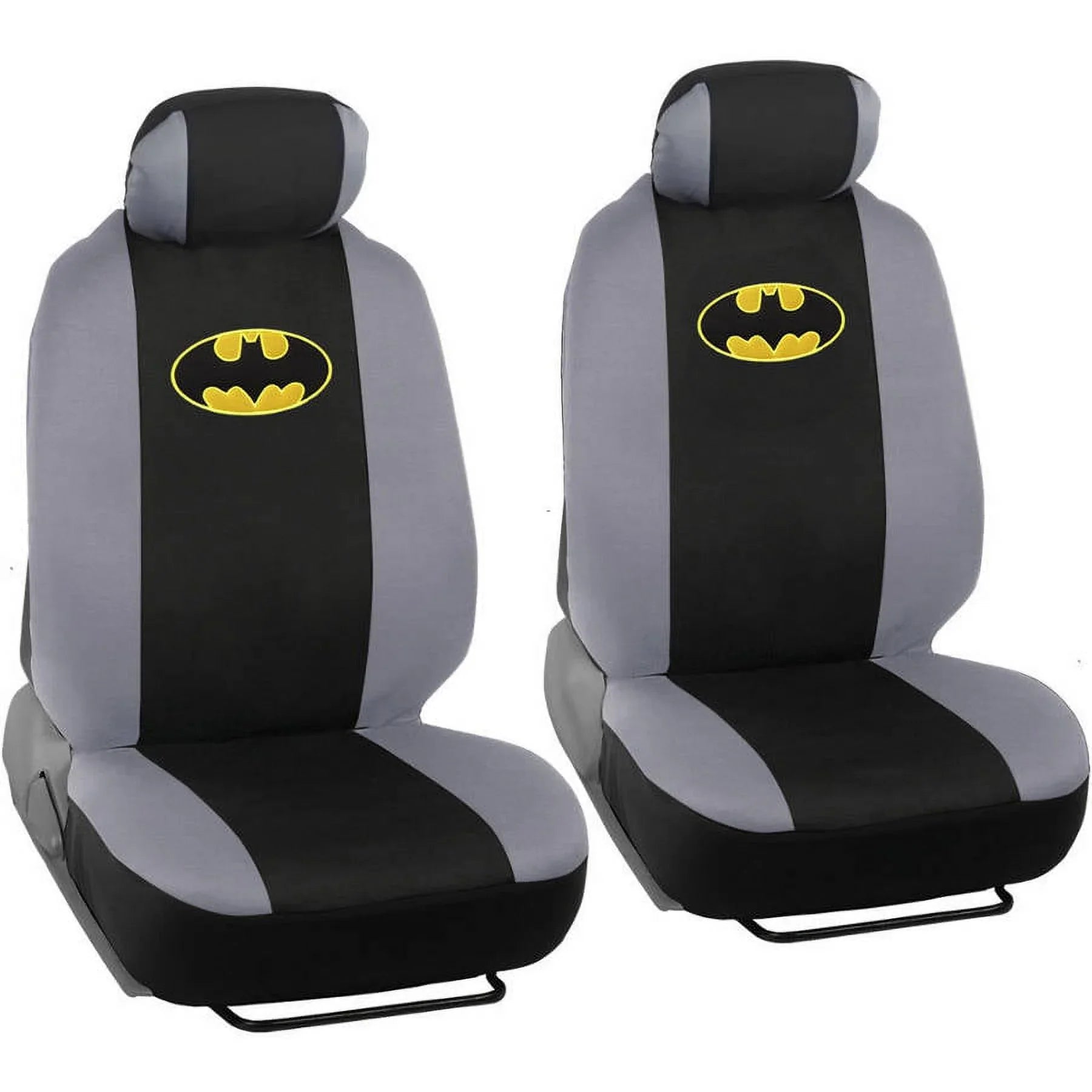 BDK Batman Seat Shield with Floor Mats Full Set, Holiday Car Auto Accessories Gift Set