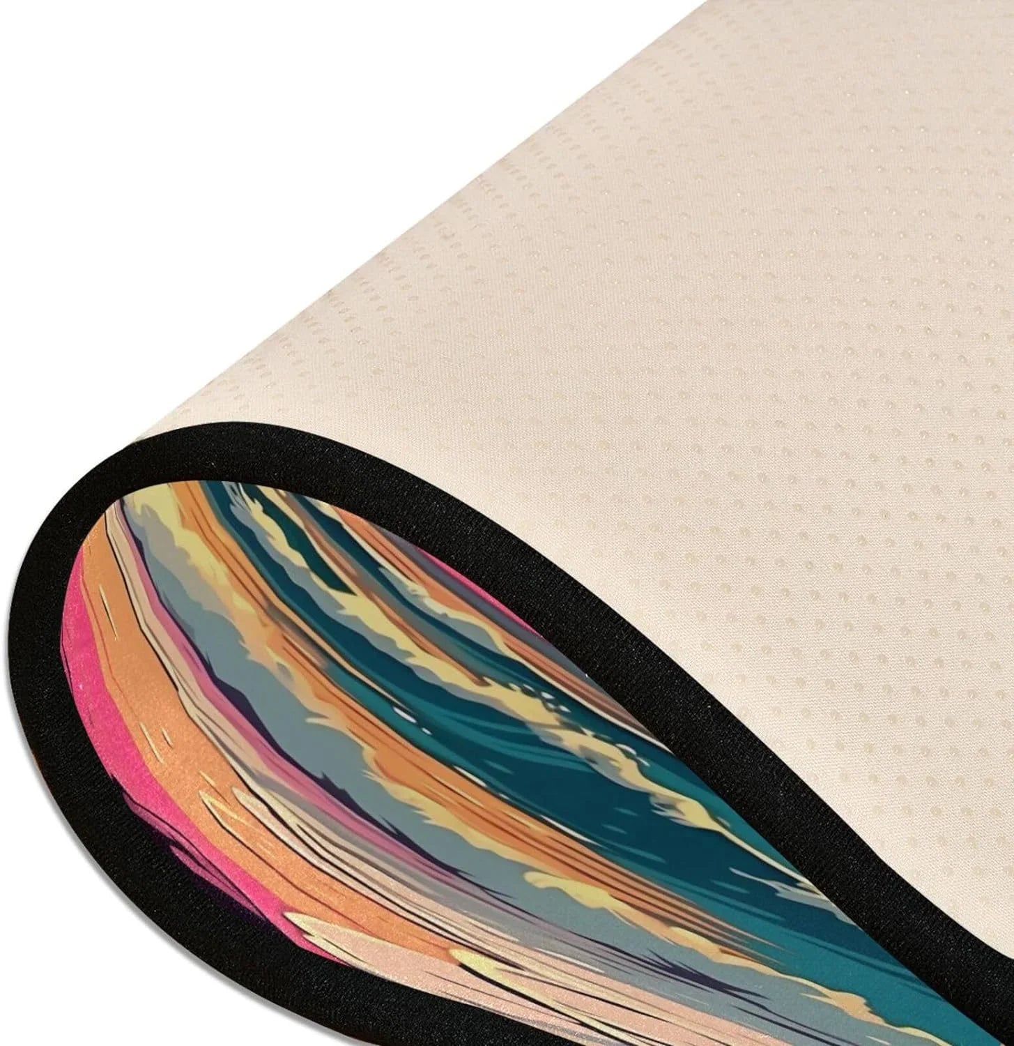 Coolnut Ocean Waves Non-Slip Runner Rug Area Rug Washable Rectangle Rug Bedroom Living Room Bathroom Hallways 72x24 Inches#10 Home Decor