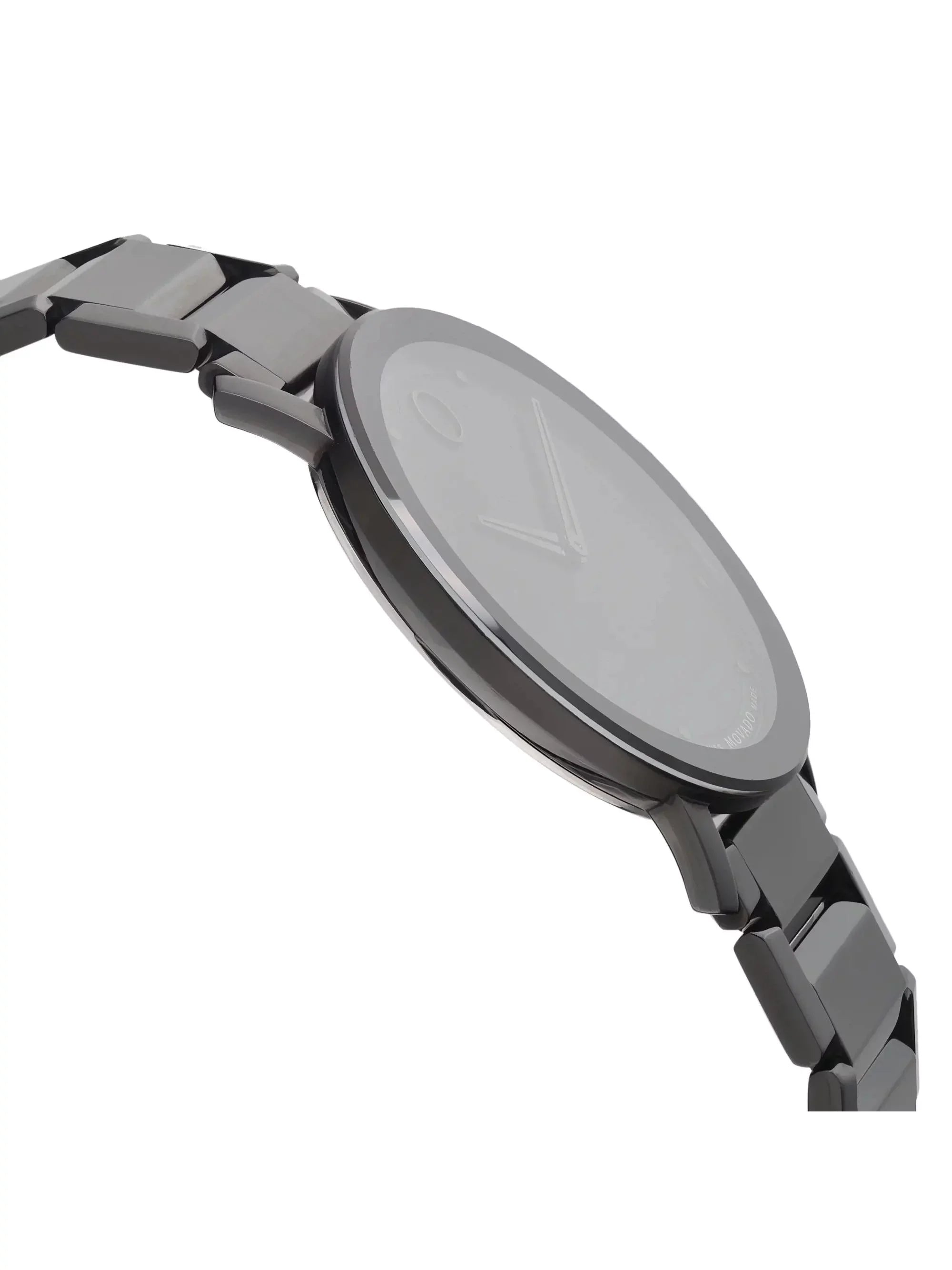 Movado Modern Classic 40mm Steel Black Dial Quartz Men Watch 0607408