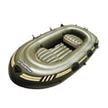 Swim Central 6-Person Inflatable Fishing Watercraft Float -12' - Black and Green