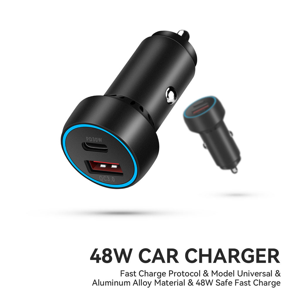 Super Fast USB-C Charging Adapter QC3.0 PD Car Charger DJI Mini 2/Mini 3 Pro