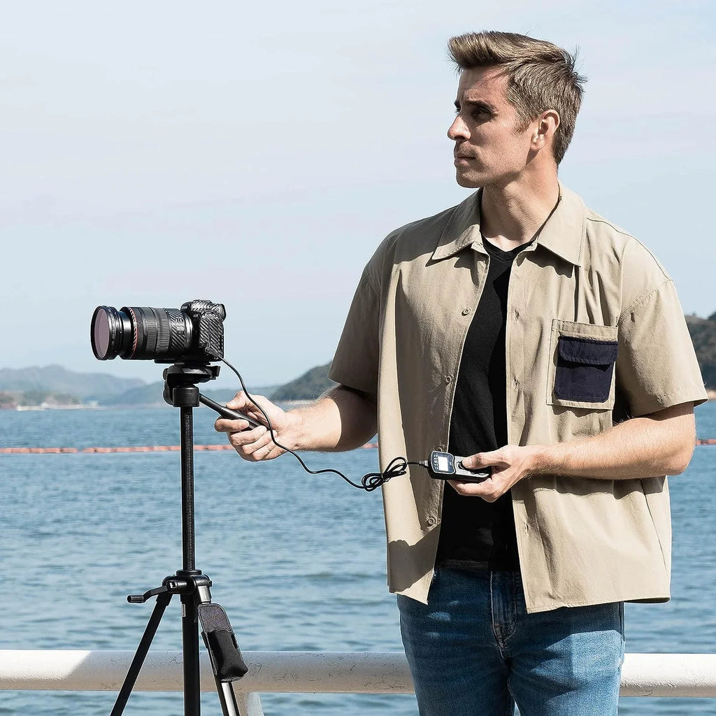 JJC Intervalometer Timer Remote Control Shutter Release Sony A6000 A6100 A6600 A6500 A6400 A6300 A1 A7 A7II A7III A7IV A7R V IV A7RIII II A7S II A7SIII A9 ZV-1 RX100 VII VI V VA IV RX10 IV & More