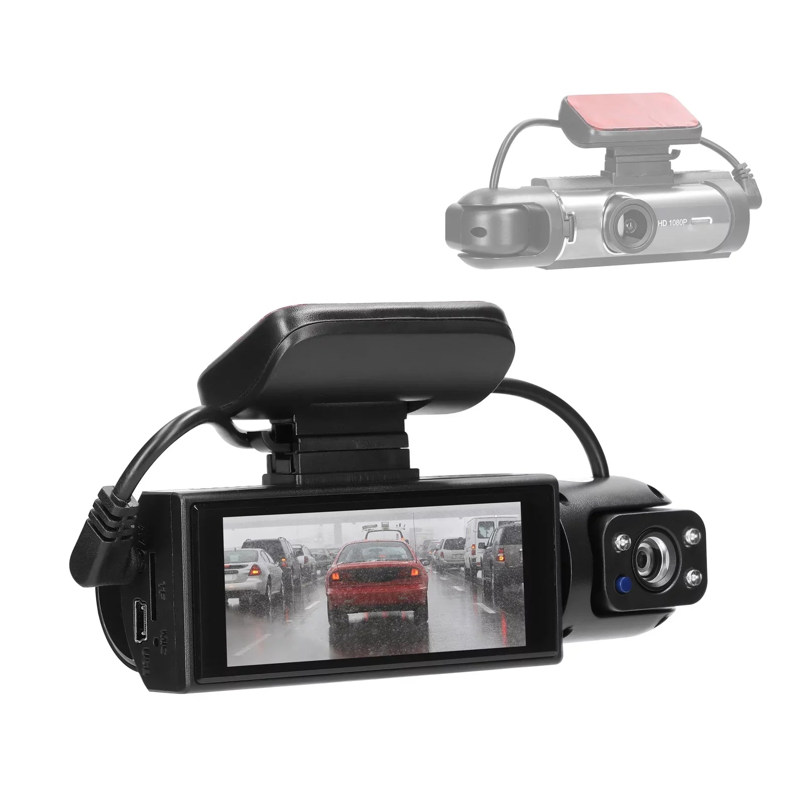 Nebublu Dash Camera,Dual Lens Car Motion DVR 170 Car Video Auto Camera Motion DVR Video Auto Dash Auto Dash Cam DVR 170 Wide Dash Cam Car 170 Wide Car Lens Car Video QISUO Motion Dvr Dual HUIOP