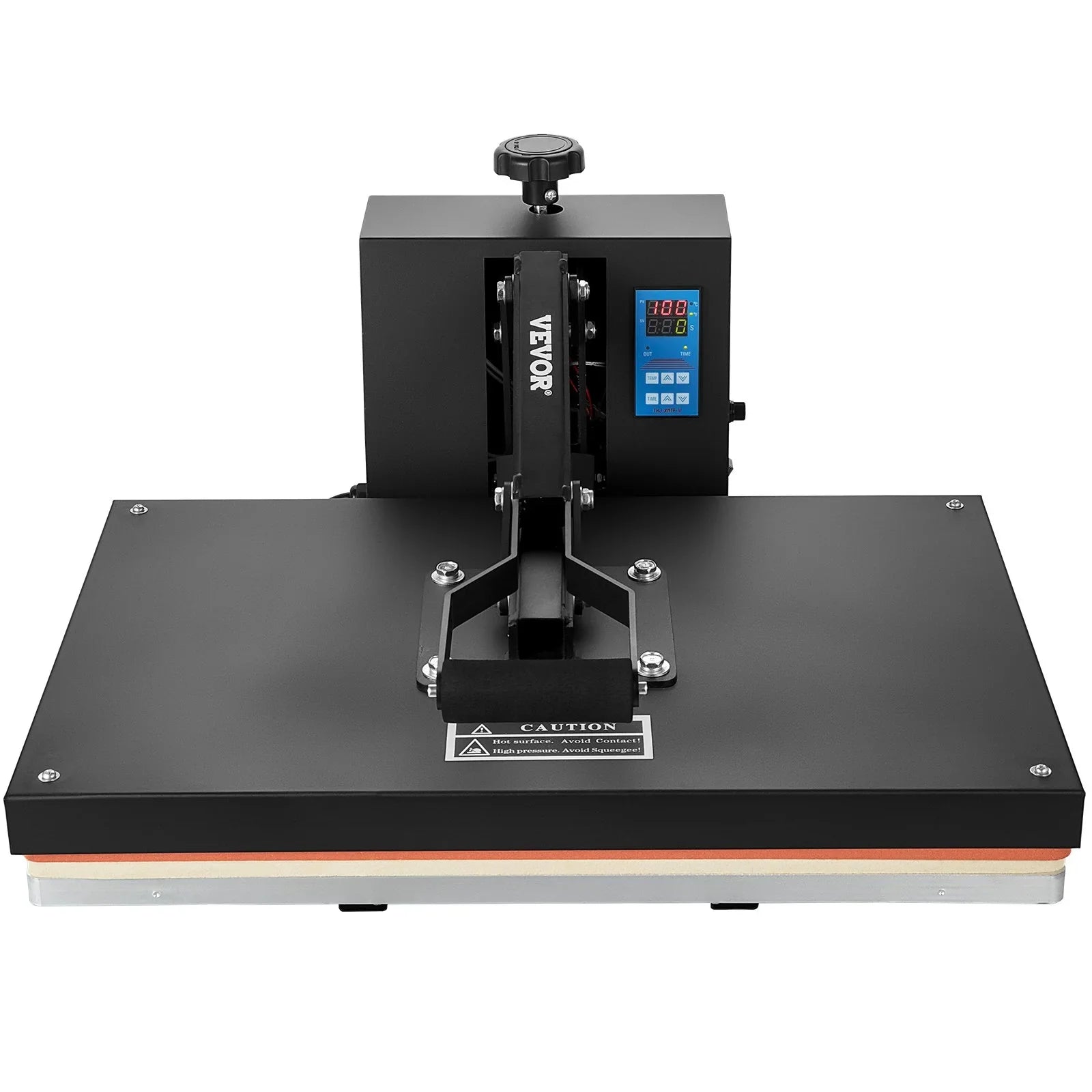 VEVOR 16x24 Heat Press Machine 1700W Power, Industrial Sublimation Printer TShirt and Heat Transfer Vinyl, Easy to Use Digital Heat Press Black