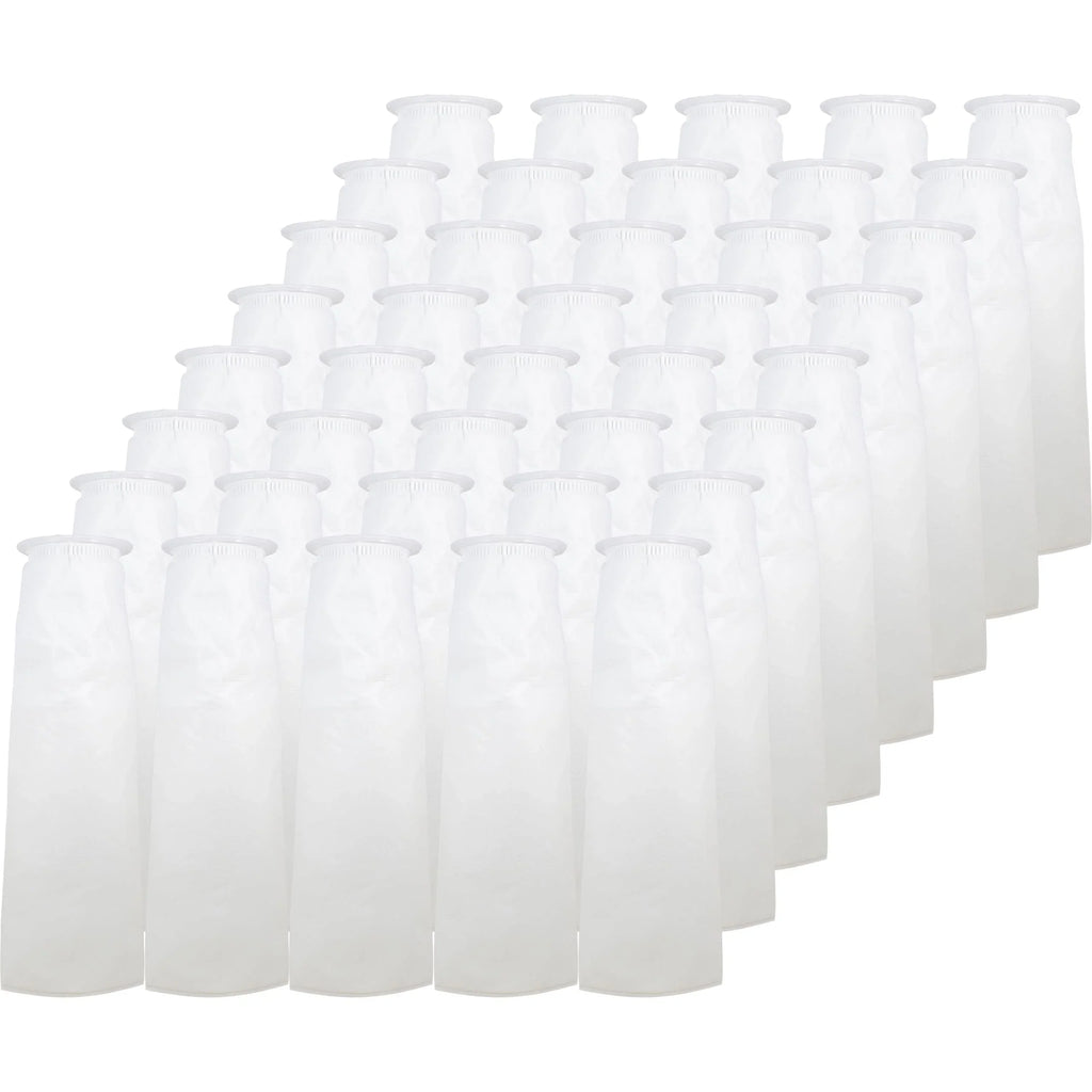 SpiroPure SP-BE-4-50 50 Micron #4 (20") Polyester Felt Liquid Bag Filter (Case of 40)