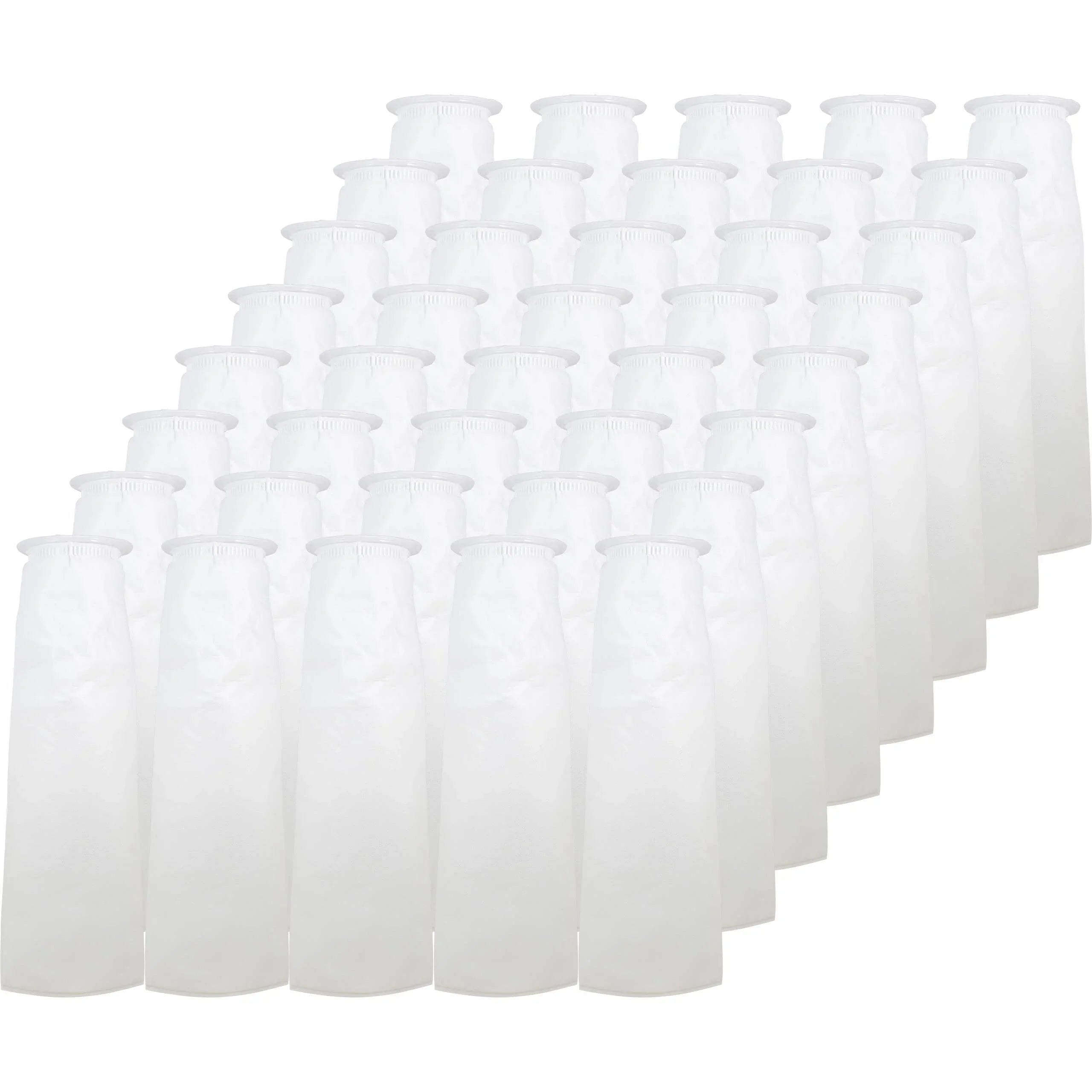 SpiroPure SP-BE-4-50 50 Micron #4 (20") Polyester Felt Liquid Bag Filter (Case of 40)