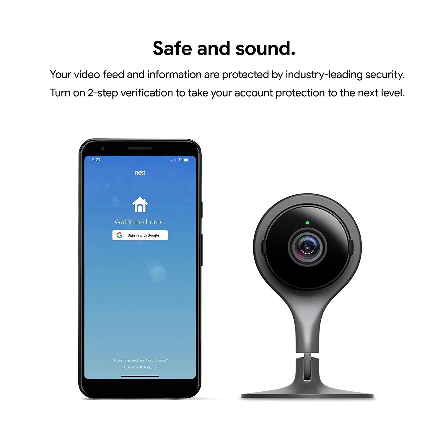 Google Nest Cam Indoor - Wired Indoor Camera Home Security - Control with Your Phone and Get Mobile Alerts - Surveillance Camera with 24/7 Live Video and Night Vision