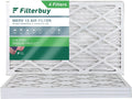 Filterbuy 12x30x1 MERV 13 Pleated HVAC AC Furnace Air Filters (4-Pack)
