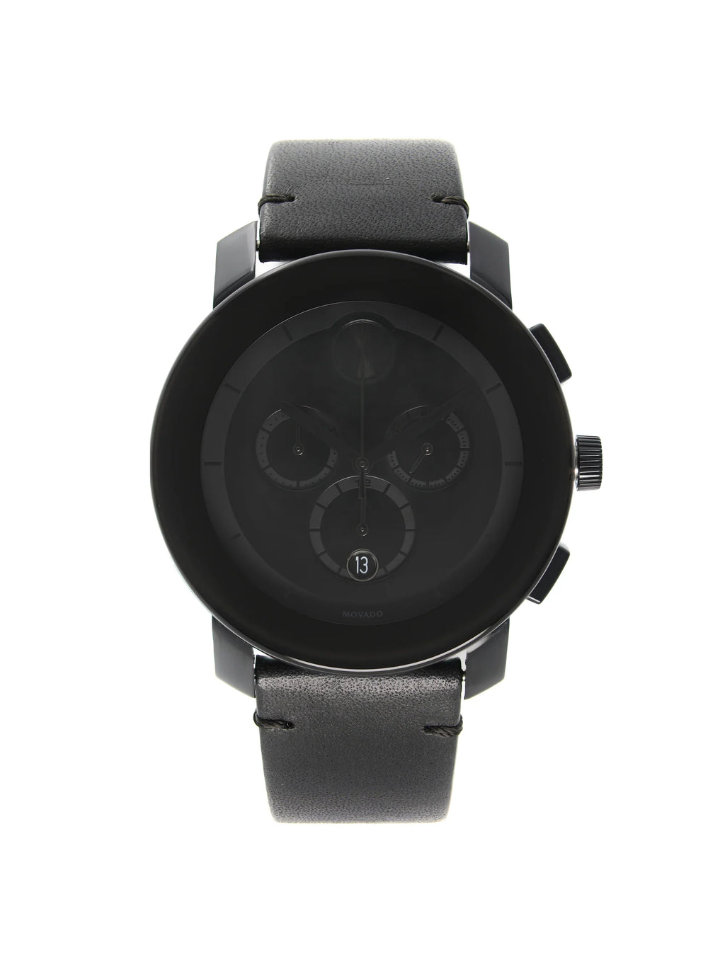 Movado Bold Chronograph Ion-Plated Steel Black Dial Quartz Mens Watch 3600337