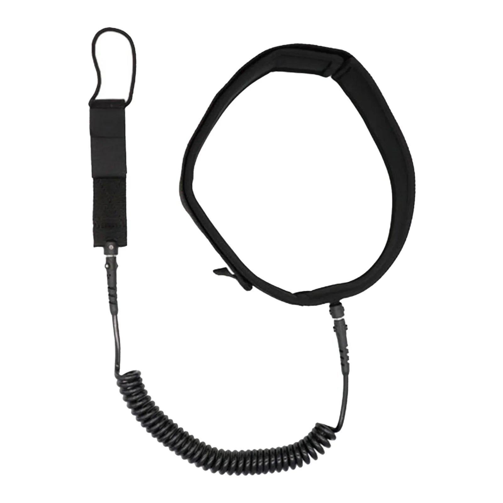 Surfboard Leash Coiled Surfing Leash Paddle Board Waist Belt Surf Leash Water Sports Stand up Paddleboard, Shortboard, Skimboard, Longboard 10FT