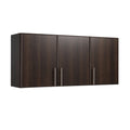 Prepac Elite Wall Cabinet, Versatile Adjustable Garage Wall Cabinet by Prepac, Tall 3-Door, 54"W x 24"H x 12"D, EEW-5424, Espresso