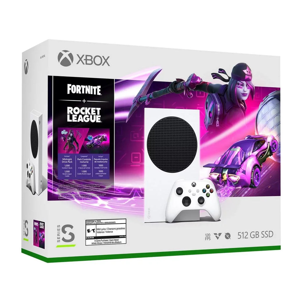 2023 Newest Edition-Microsoft Xbox-Series-S 512GB SSD– Fortnite & Rocket League Bundle with Xbox Game Pass Ultimate: 1 Month and KKEE High Speed HDMI Cable