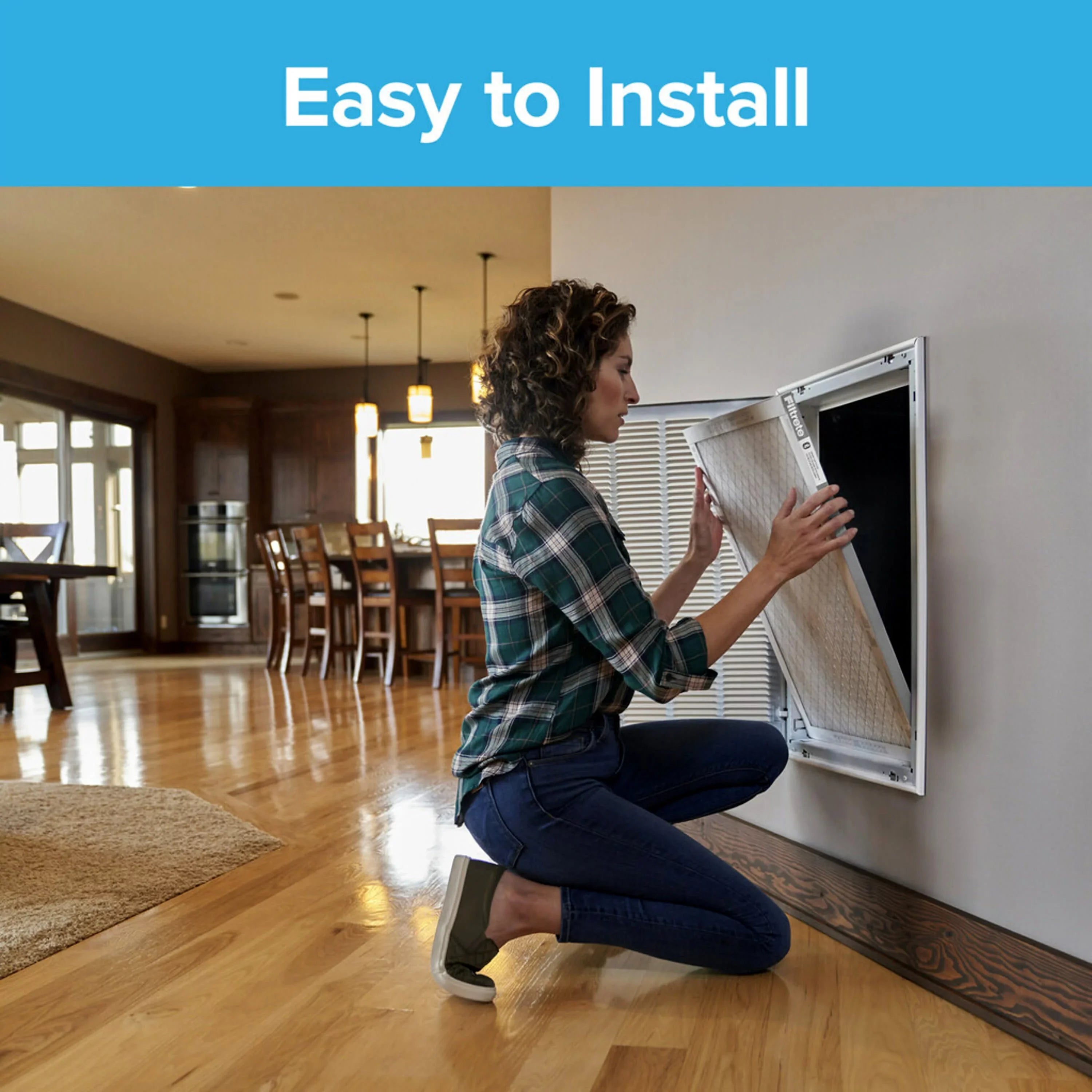 Filtrete by 3M, 20x24x1, MERV 12, Advanced Allergen Reduction HVAC Furnace Air Filter, Captures Allergens, Bacteria, Viruses, 1500 MPR, 4 Filters
