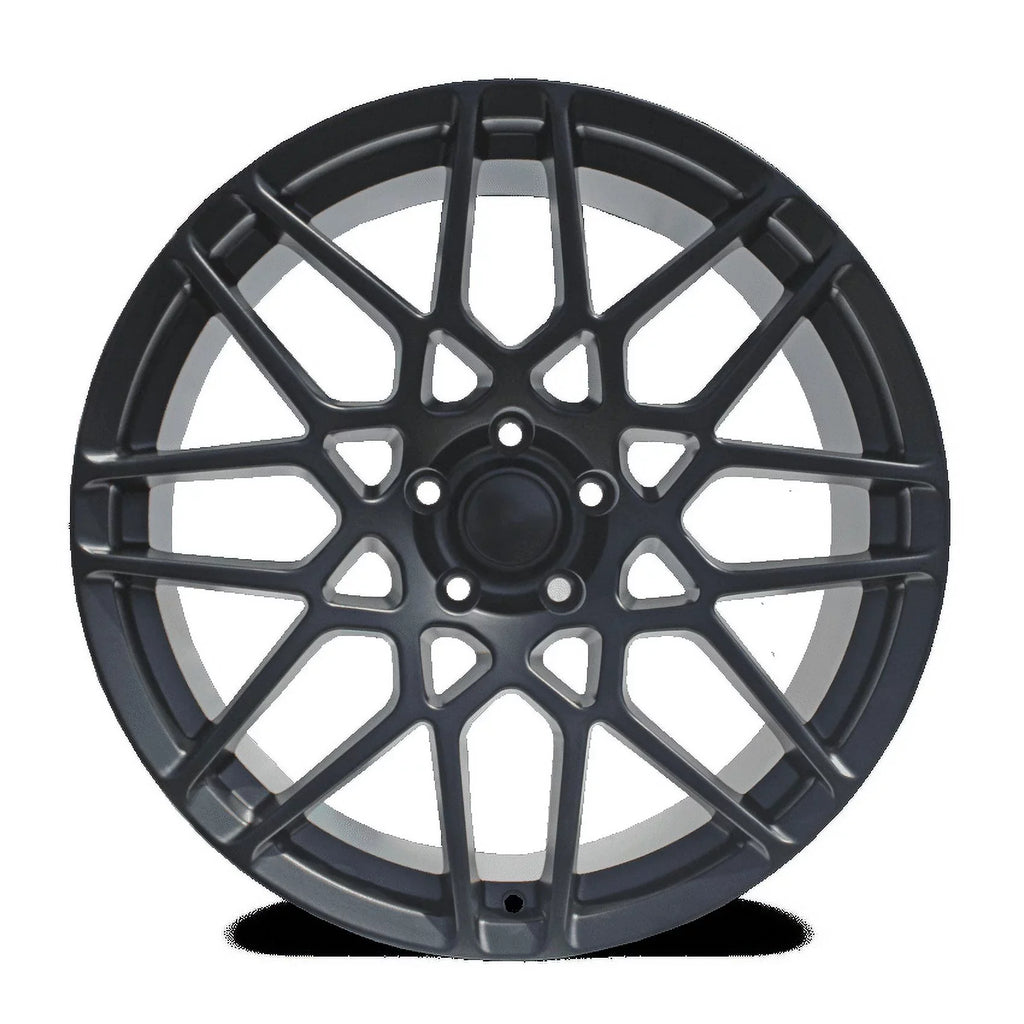 20X10 5-114.3 REPLICA #238 SATIN BLACK 40/70.6
