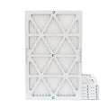 6 Pack of 10x24x1 MERV 10 Pleated Air Filters by Glasfloss. Actual Size: 9-1/2 x 23-1/2 x 7/8