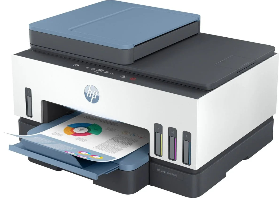 Smart Tank 7602 Wireless All-In-One Supertank Inkjet Printer with up to 2 Years of Ink Included - Dark Surf Blue