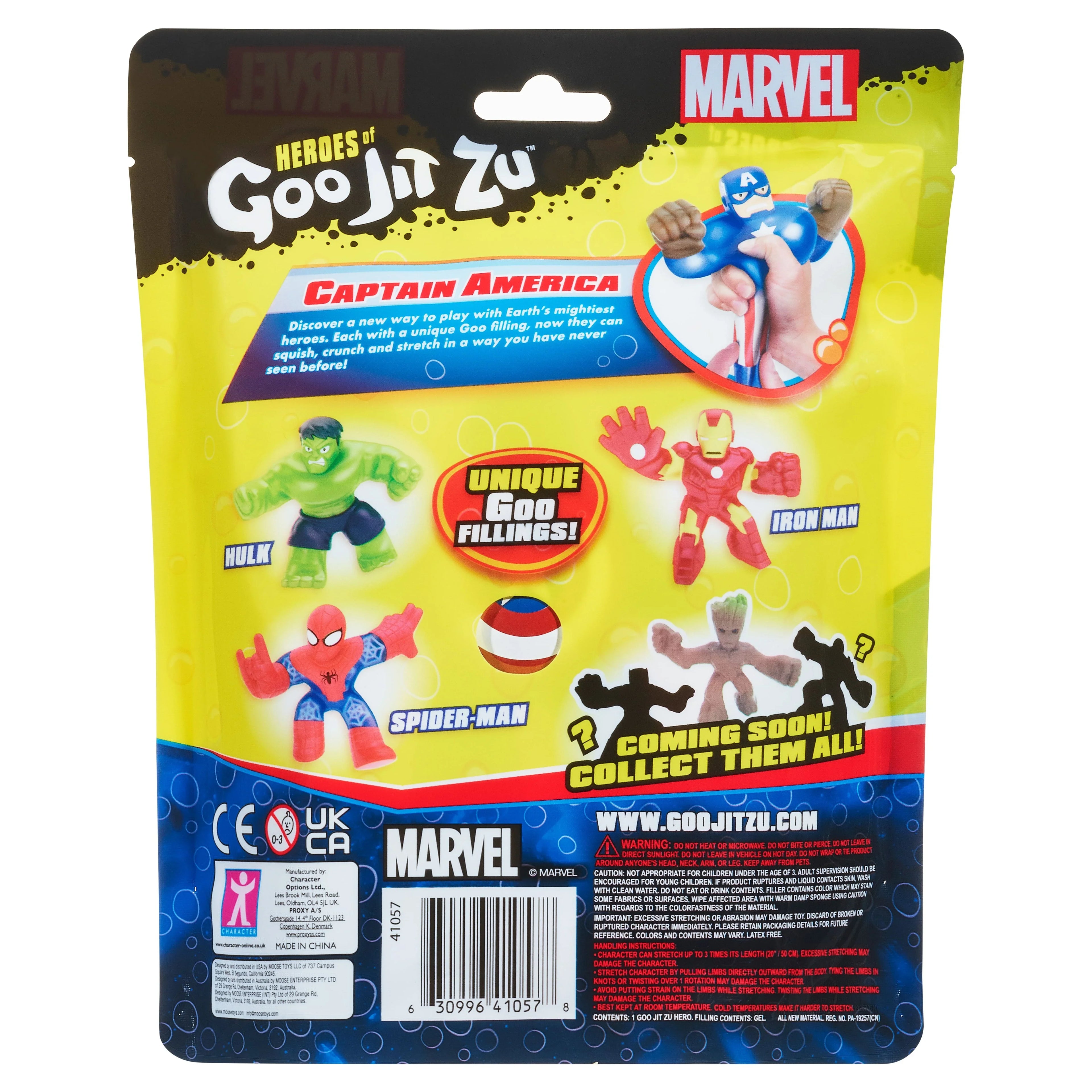 Heroes of Goo Jit Zu Licensed Marvel Hero Pack - Captain America