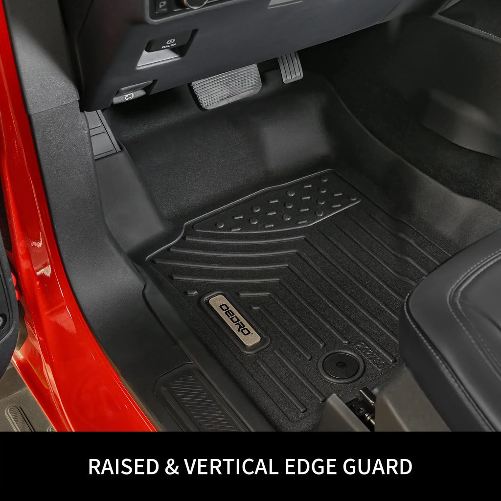 Ledkingdomus Floor Mats Liner TPE 3 Row For 2021-2023 2024 Jeep Grand Cherokee L All