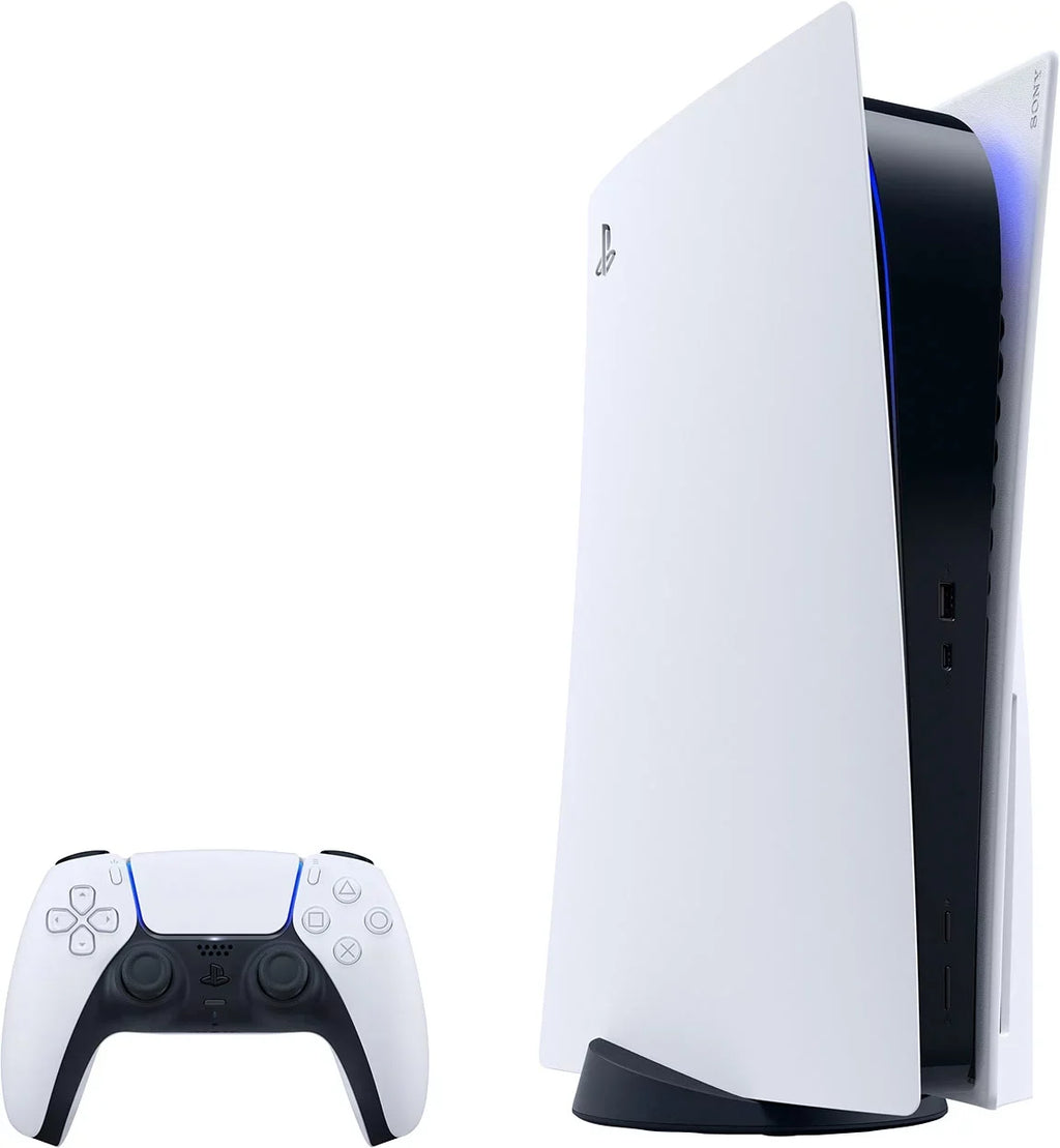 Sony Play Station 5 PS5 Disk Console Bundle God of War Ragnarök, Grand Theft Auto V, Nearity HP10 Headset with Microphone