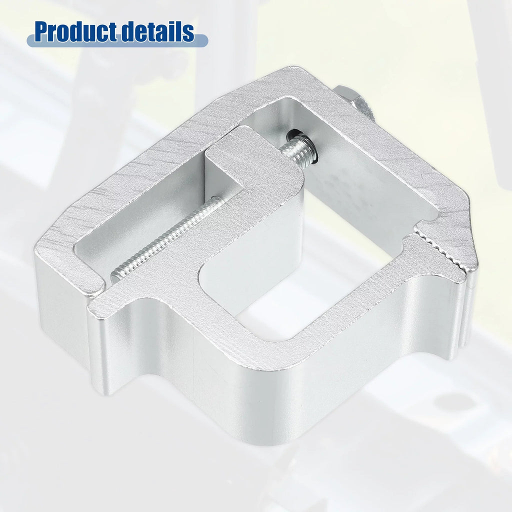 Unique Bargains 8 Pcs Truck Bed Cap Mount Clamps Camper Shell Clips Fit Chevy Silverado 1500 2500HD Silver Tone
