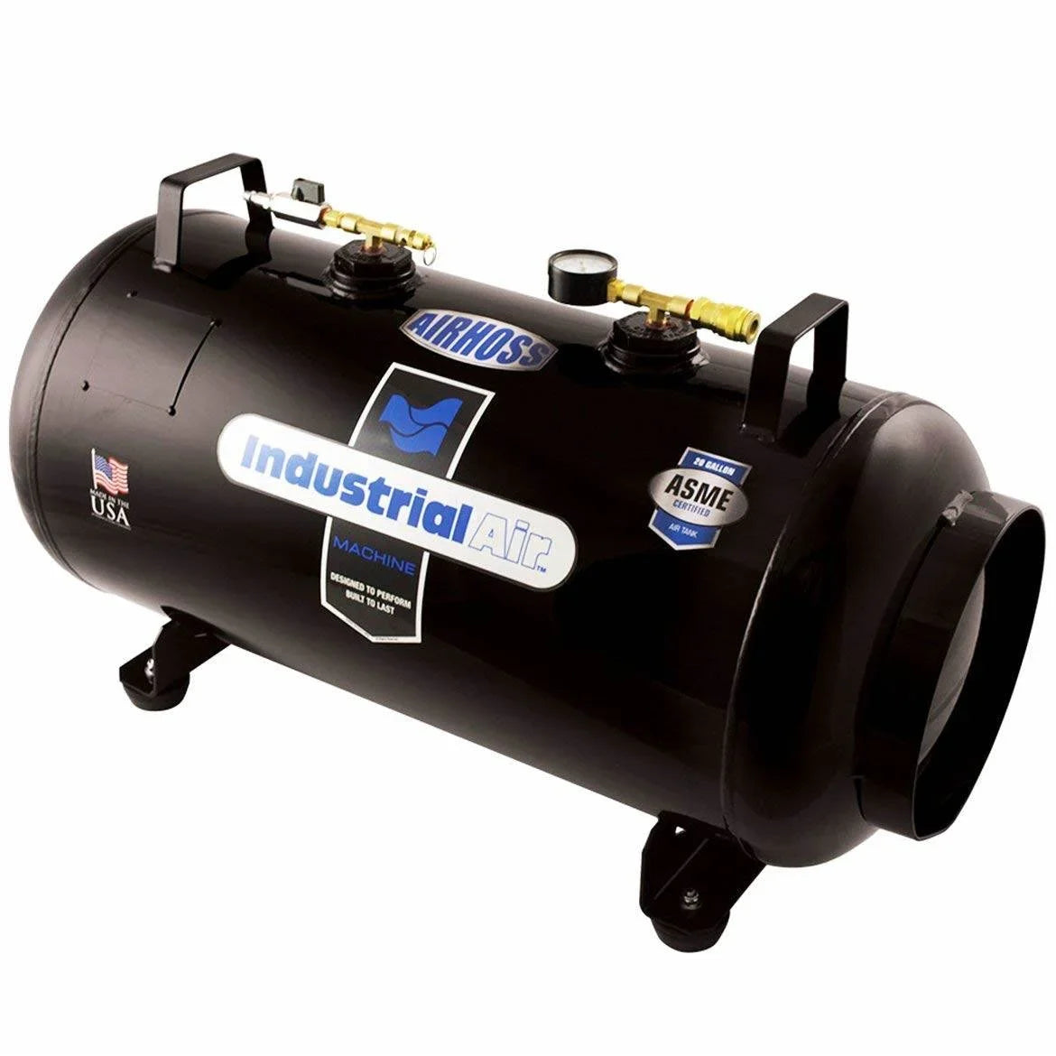 Industrial Air AirHoss 20 Gallon Small Vertical & Horizontal Auxiliary Air Tank