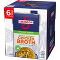 (6 Pack) Swanson Natural Goodness 33% Less Sodium Chicken Broth, 32 oz Carton