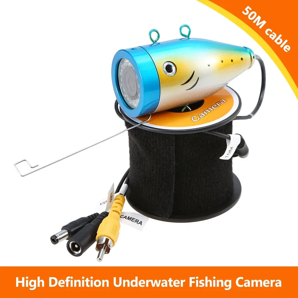 SYANSPAN Fishing Camera,Ice Lake Vessel Ir Leds Fish 7" InchWaterproof Camera Kit Portable 7" Inch 24pcs Infrared Ir Fish Ice Lake Inch1000tvl Camera Kit 24pcs Infrared Ir Leds Koeb