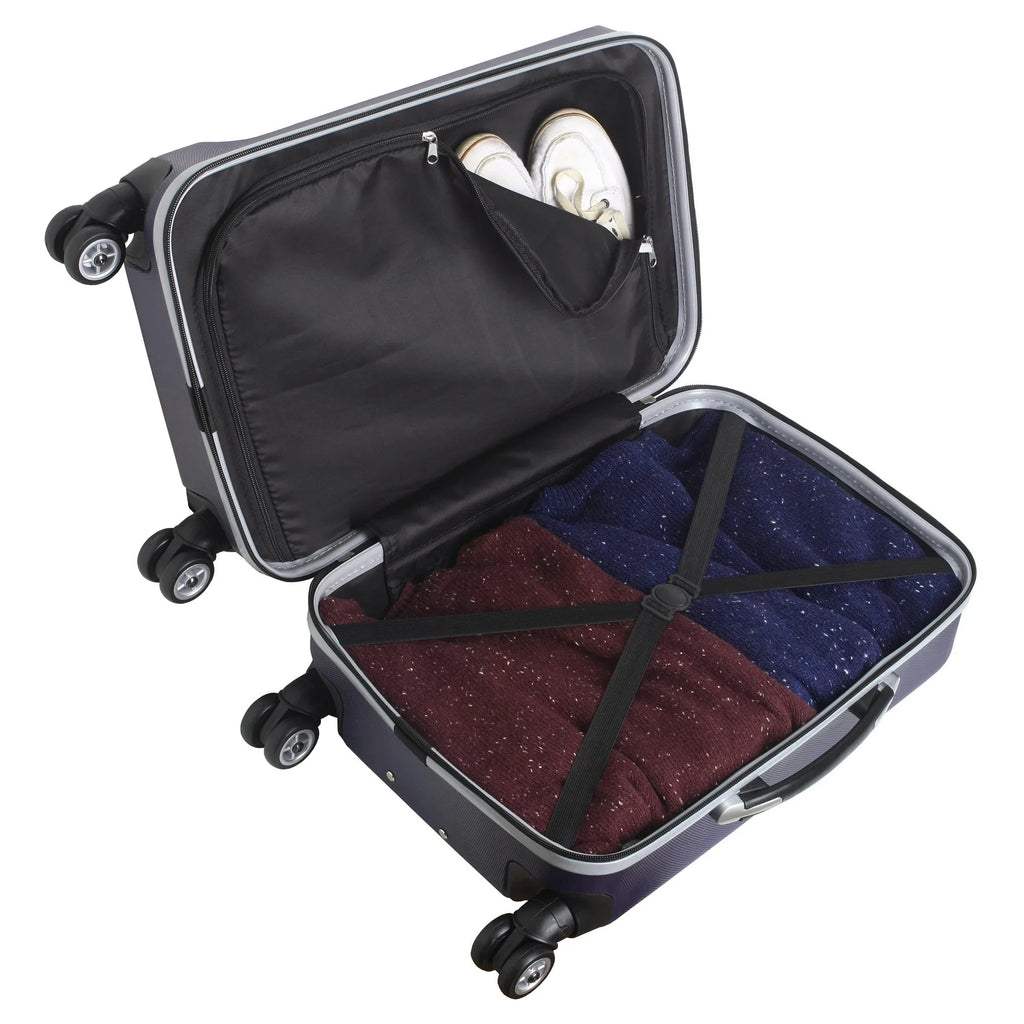 MOJO Navy Texas Tech Red Raiders 21" 8-Wheel Hardcase Spinner Carry-On Luggage