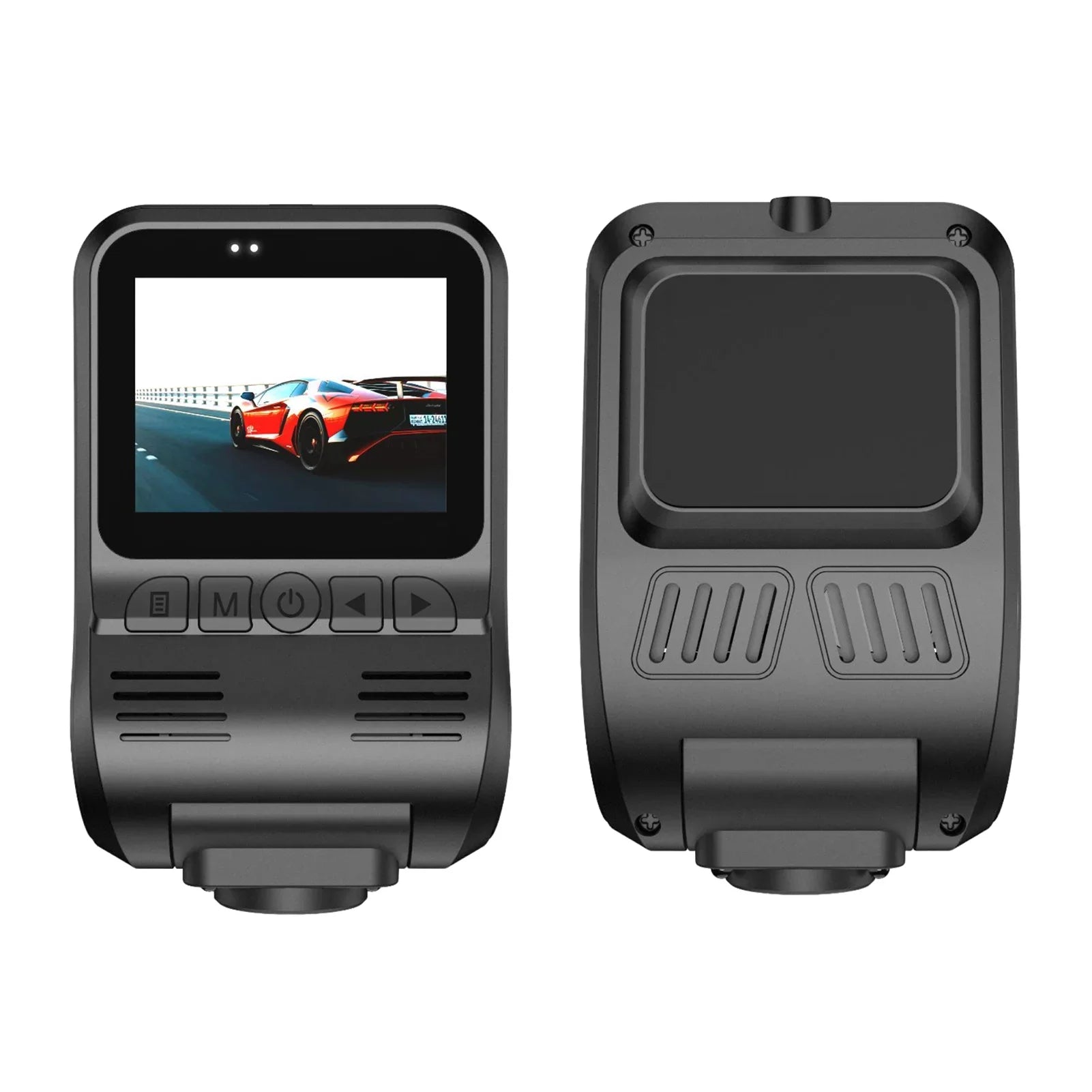 Tomshoo Dash Cam 1080P Front and 720P Rear Dual Recording DVR, Hidden Camera, Loop Recording Dash Camera Shaking Driving Recorder