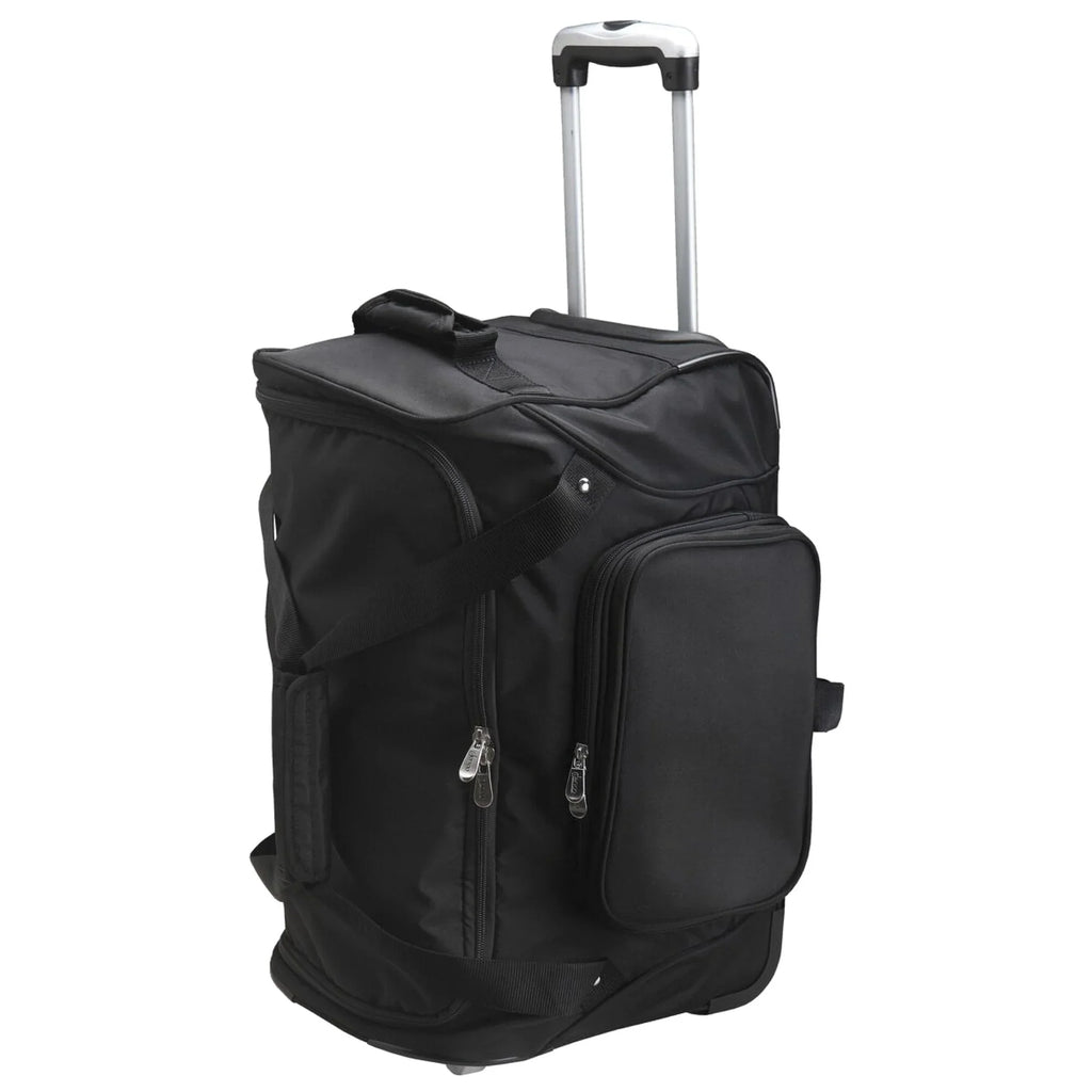 MOJO Black New York Mets 22" 2-Wheeled Duffel Bag