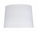 Aspen Creative 32326 Transitional Hardback Empire Shaped Spider Contruction Lamp Shade in White, 17" wide (15" x 17" x 12")