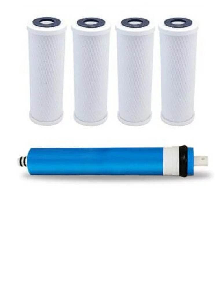 5 Filters For GE FX12P FX12M Membrane and Pre & Post Filter Set