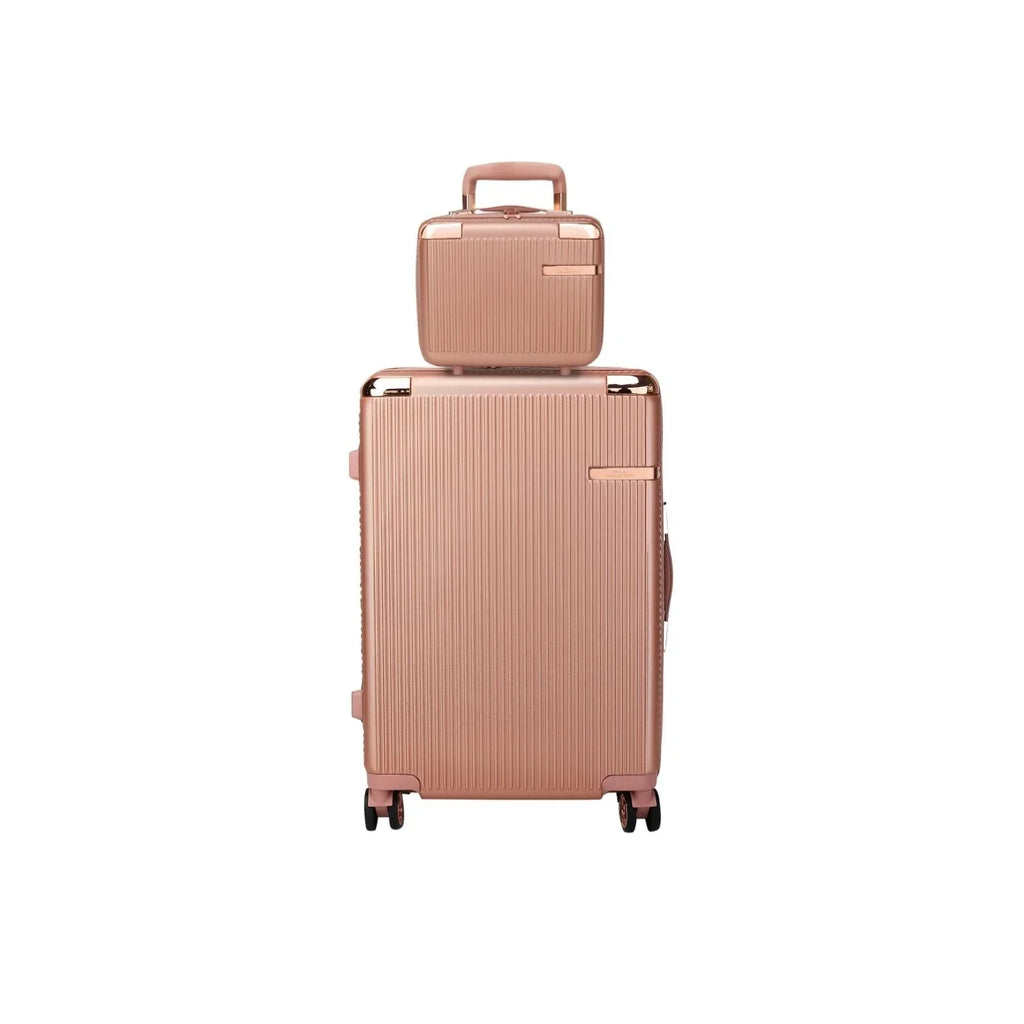 MKF Collection Tulum 2 Piece Luggage Set with Spinner Wheels and Expandable Handles by Mia K.