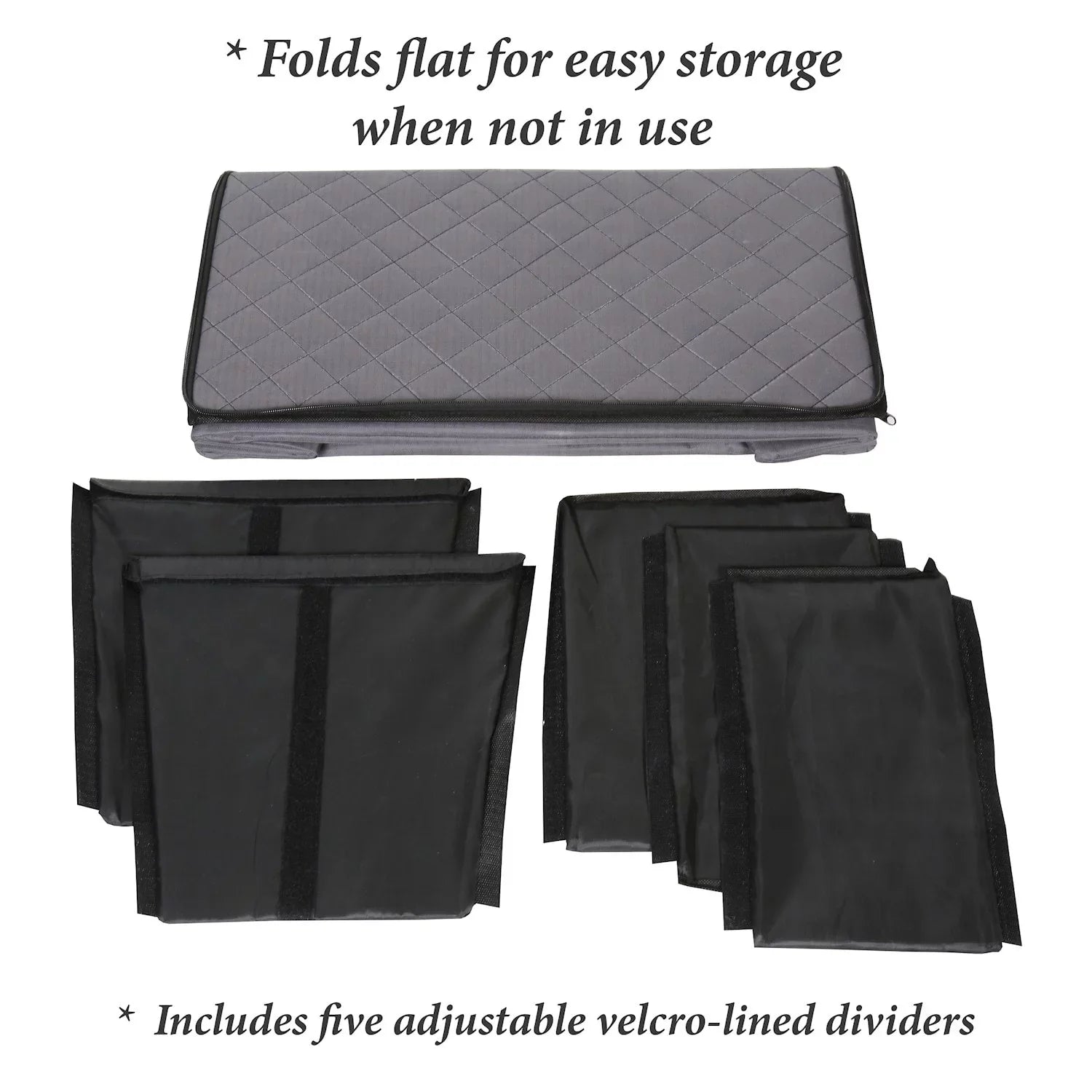 MSR IMPORTS Back Seat Extender Dogs with Storage Dog Bridge - Gray