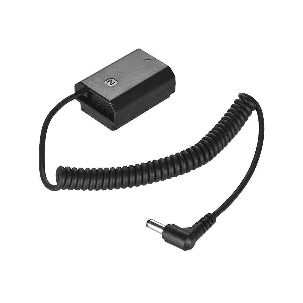 7299 NP-FZ100 Dummy Battery Pack DC Coupler Connector Spring Cable Sony A7III A9 A7RIII A7SIII