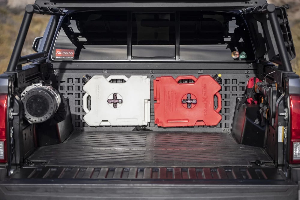 Body Armor 2005-2023 Fits Toyota Tacoma Front Bed Molle System Light Texture Bed Accessories Black TC-7126