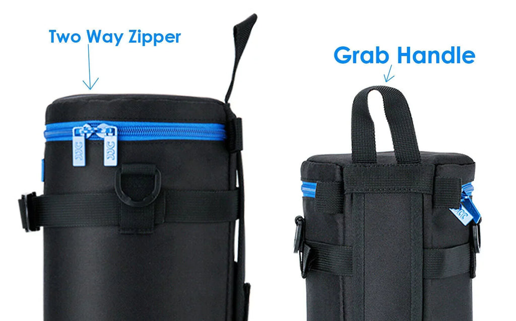 JJC DLP-7II Water Deluxe Lens Pouch Bag Case Nikon AF-S NIKKOR 200-500mm F5.6E ED VR /Sigma 150-500mm F5-6.3/ Sigma 150-600mm F5-6.3 DG OS HSM/ Tamron SP 150-600mm F5-6.3 Di VC USD G2