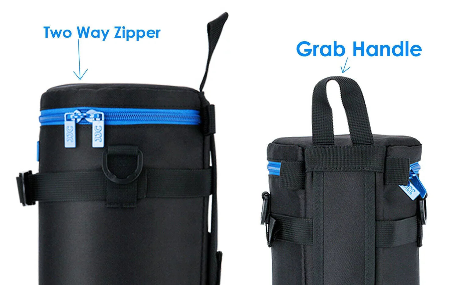 JJC DLP-7II Water Deluxe Lens Pouch Bag Case Nikon AF-S NIKKOR 200-500mm F5.6E ED VR /Sigma 150-500mm F5-6.3/ Sigma 150-600mm F5-6.3 DG OS HSM/ Tamron SP 150-600mm F5-6.3 Di VC USD G2