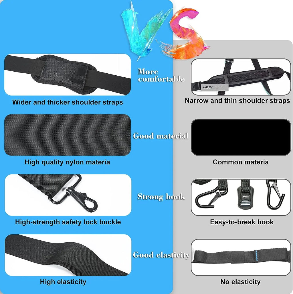 Paddle Board Carry Strap, Adjustable SUP Carrying Strap Boards, Paddle Board Accessories Women and Men Paddleboards, Surfboards, Longboards, Canoe and Kayaks
