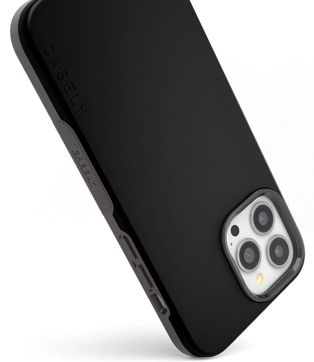 Casely iPhone 13 Pro Max Phone Case | with MagSafe | Black on Black | Only with iPhone 13 Pro Max