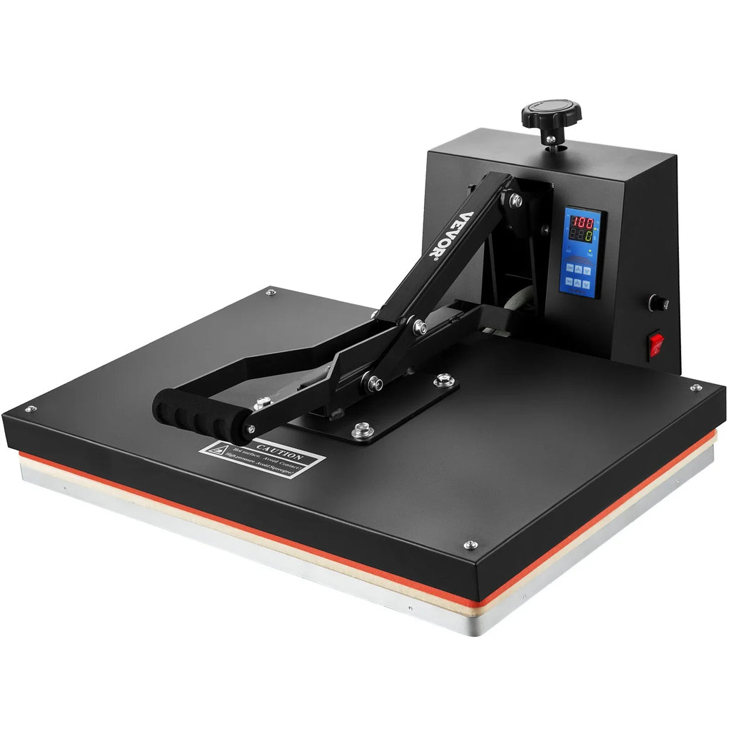 VEVOR 16x24 Heat Press Machine 1700W Power, Industrial Sublimation Printer TShirt and Heat Transfer Vinyl, Easy to Use Digital Heat Press Black