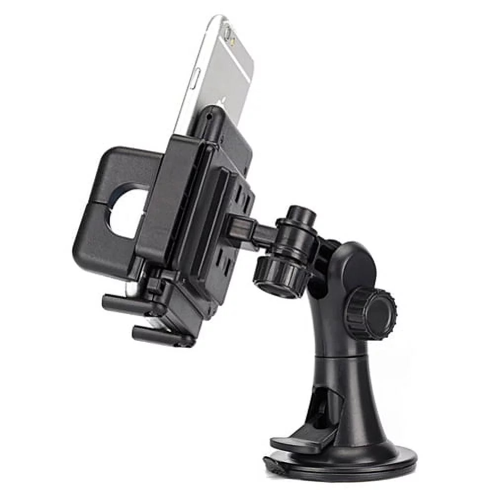 USB Cable w Car Mount, Retractable Type-C Charger, Dash Windshield Holder N2Z Samsung Galaxy A9 A50 A20 A10e - Sonim XP8 XP3 - Sony Xperia 5 10 Plus 1 - Xiaomi Redmi Note 7, Mi Mix 2 9T 9