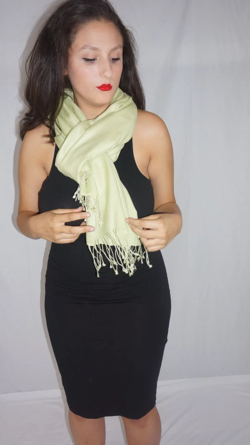 Scarf/Scarves/Shawl/Shawls/Stole/Wrap/Pashmina Scarf/Pashmina Shawl/Cashmere/Cashmere Scarf/Wool/Silk (Mint Green)
