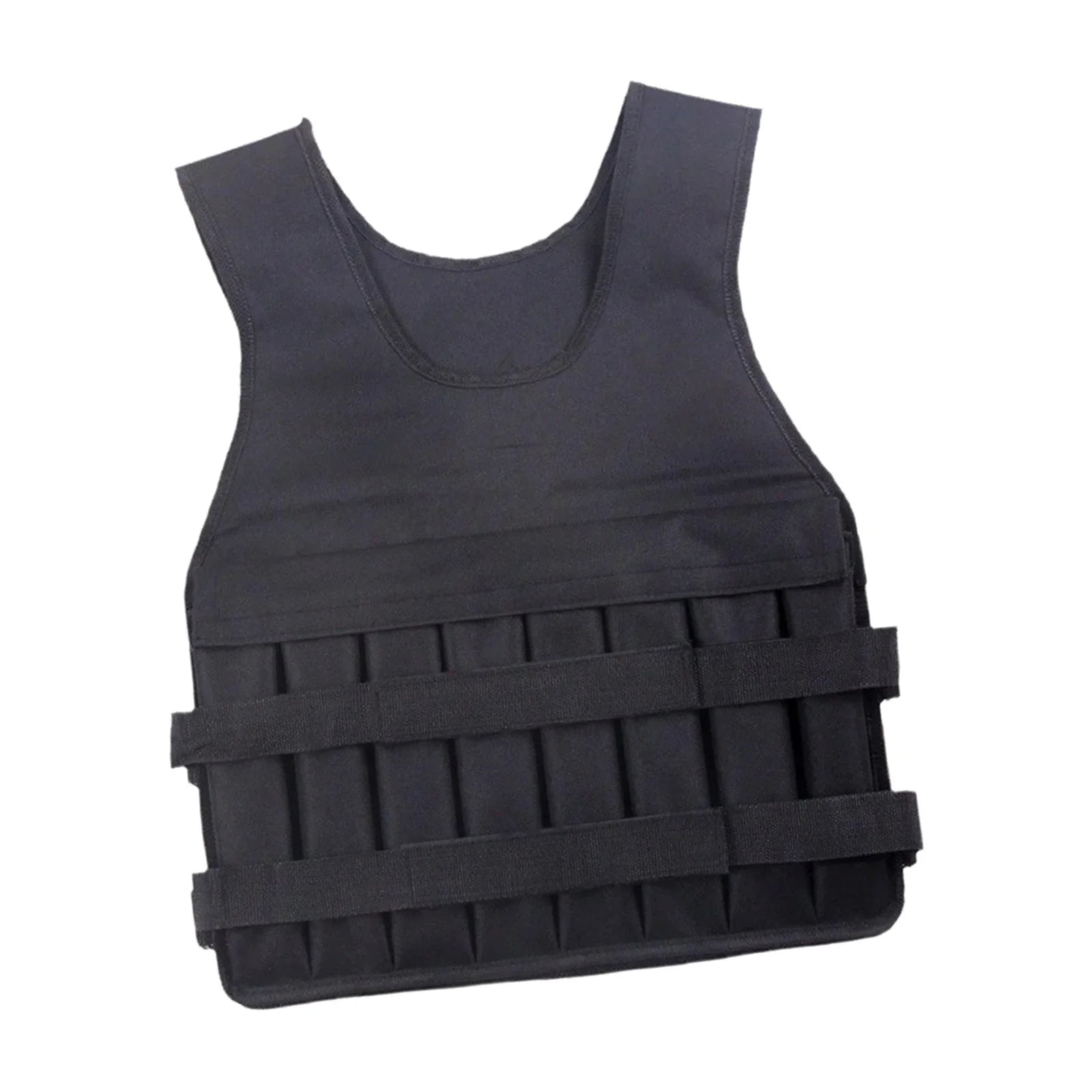 AMLESO Loading Vest Exercise Jacket Boxing Running Gym Fitness 8 Pockets Exercise Slim Design Strength Training Body Weight Vest
