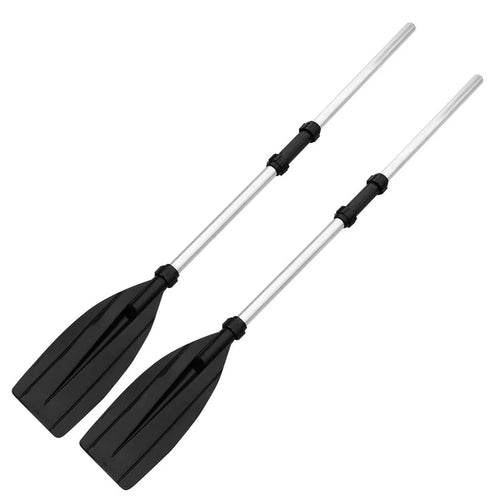 1 Pair 49.6 inches - Heavy Duty Aluminum Alloy Lightweight Craft Oars Inflatable Kayaks Canoe Raft Rubber Dinghy
