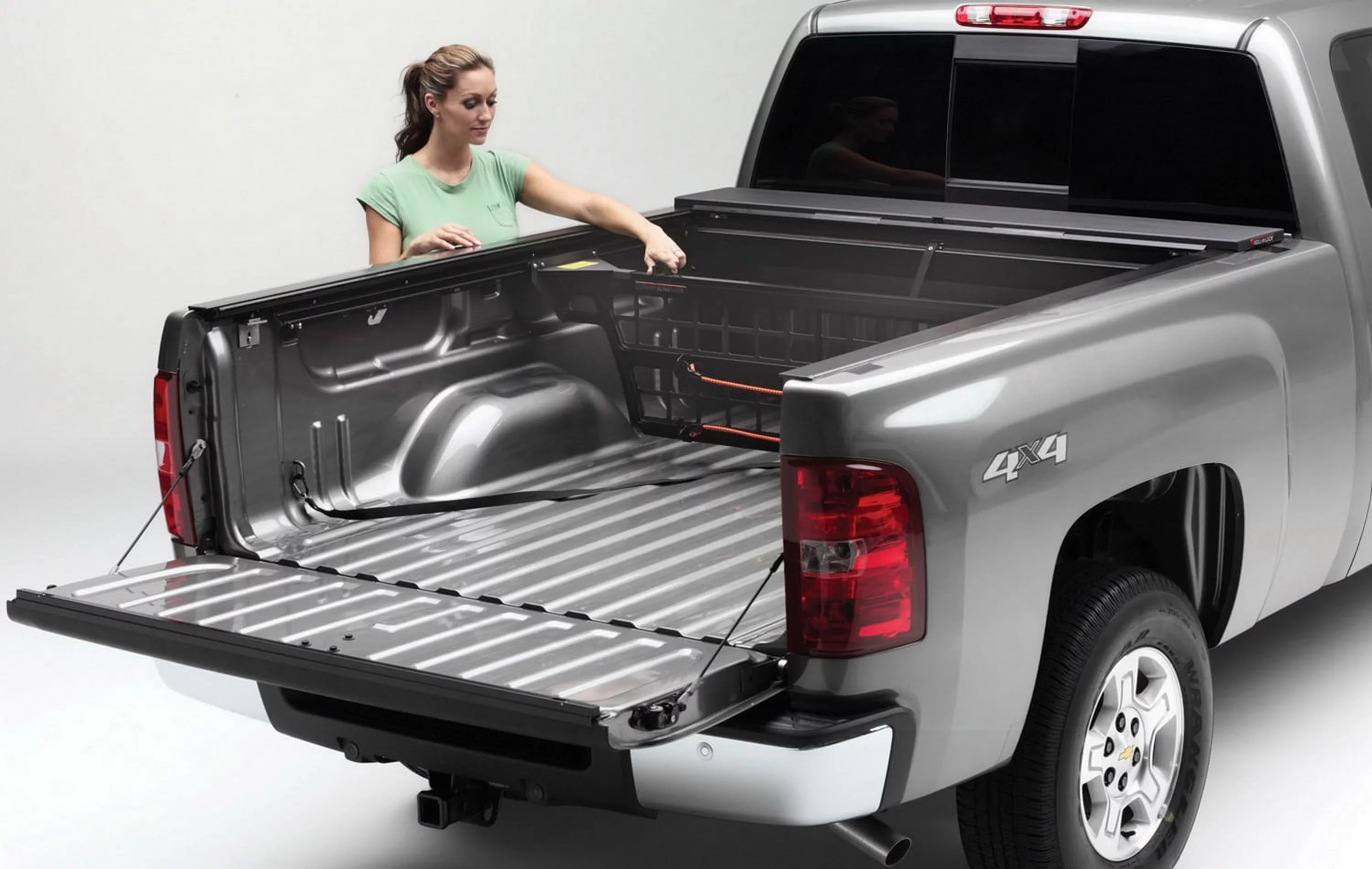 Roll-N-Lock by RealTruck CM262 Cargo Manager Rolling Truck Bed Divider; with Select 2015-2022 Chevrolet Colorado, 2015-2022 GMC Canyon