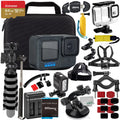 Ultimaxx Premium GoPro Hero 12 Bundle - Includes: 64GB Extreme microSD Memory Card, Replacement Battery, 40M Underwater LED Light & Much More (30pc Bundle)