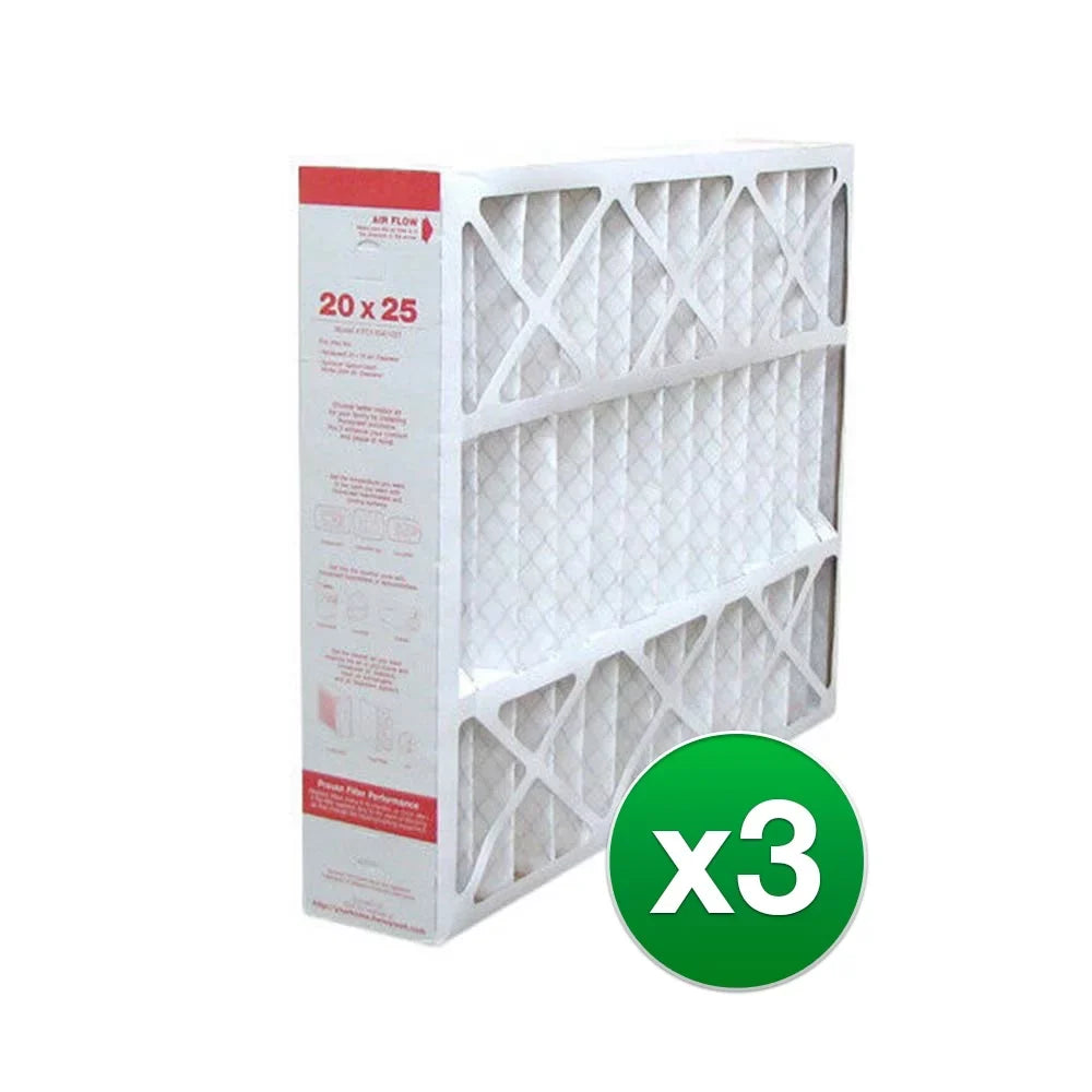 Honeywell FC200E1037 AC Furnace 20x25x5 Air Filter Merv 11 - 3 Pack